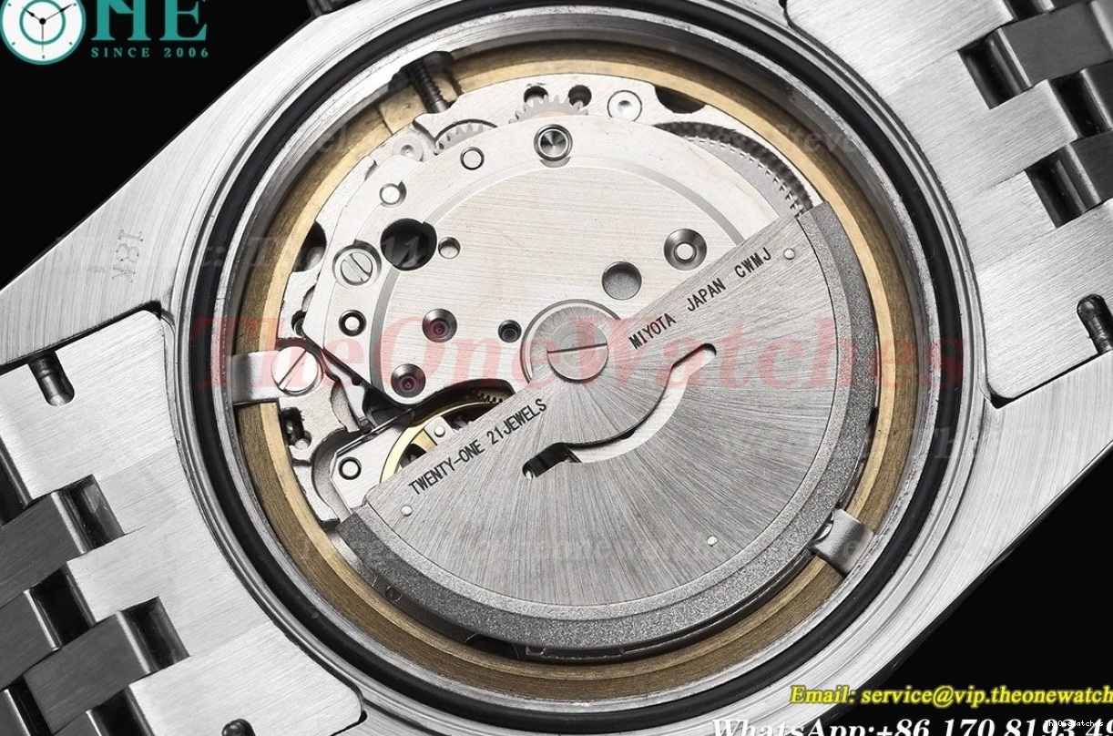 MY8215 Datejust Rmn White GDF SS 36mm SS 126234 Jub 0120